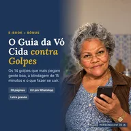 Capa do Guia da Vó Cida contra Golpes
